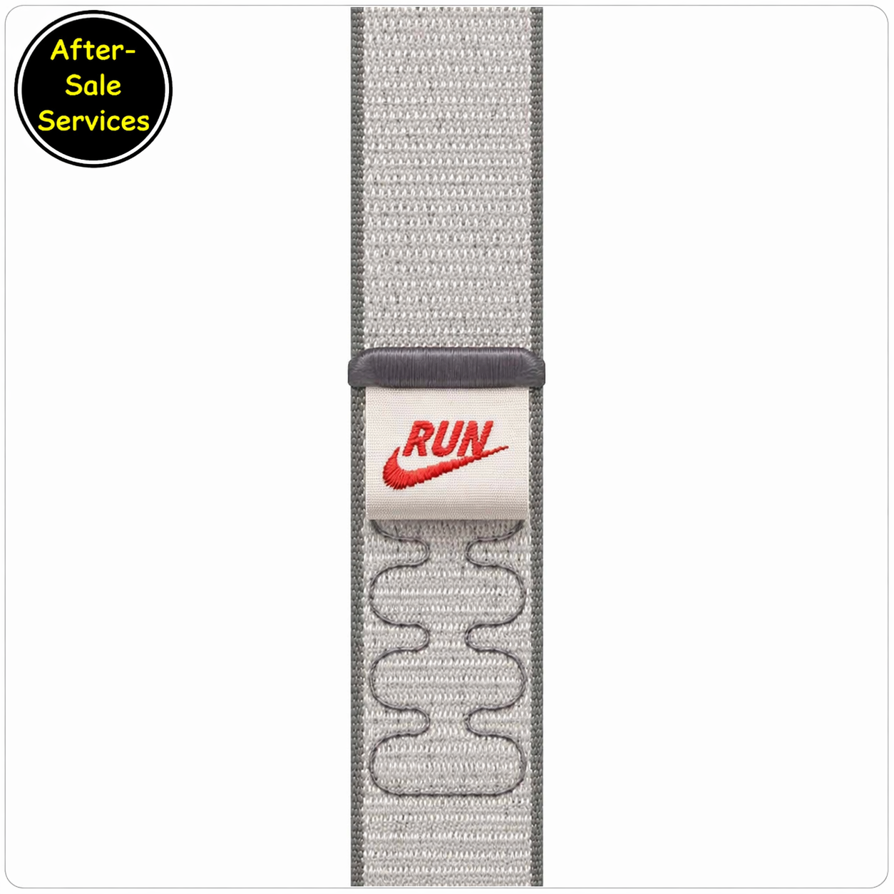 Gray run loop Apple Watch strap